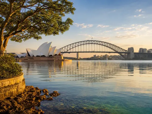 Sydney Harbour at sunset